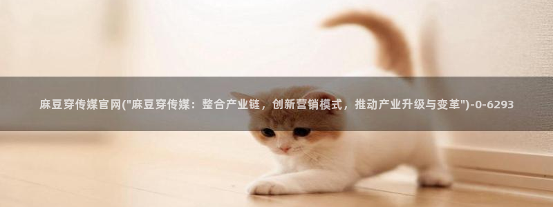 麻豆视频 站最新：麻豆穿传媒官网(\